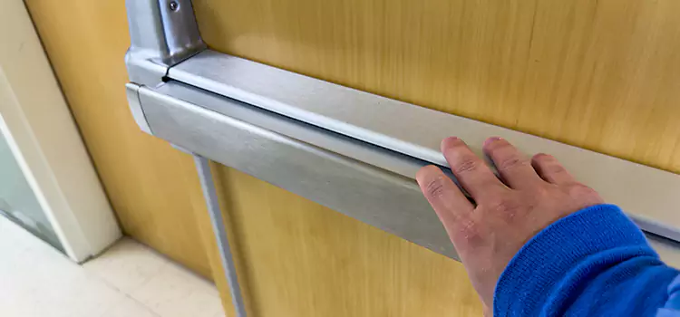 Installing a Push Bar on a Door Conway